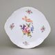 Cake plate 27 cm, Thun 1794 Carlsbad porcelain, BERNADOTTE Meissen Rose