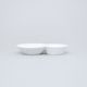 Bohemia White, Double-saucer coffee/tea 15,5 cm, Pelcl design, Cesky porcelan a.s.