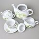 Čajová souprava pro 6 osob, Thun 1794, karlovarský porcelán, CONSTANCE 80262 kopretiny