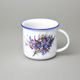 Mug Tina middle 240 ml, Forget-menot + Lily of the valley decor, Český porcelán a.s.