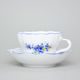 Cup and saucer D, 0,40 l, Forget-me-not-flower, Cesky porcelan a.s.