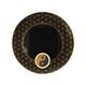 Plate Yin Yang black 23 / 23 / 2cm, Fine Bone China, Goebel