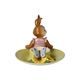 Candle holder with rabbit 15.5 / 12.5 / 11cm, stoneware, Goebel