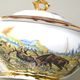 Soup tureen 3 l, hunting - ruby, Carlsbad