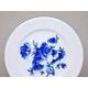 Talíř dezertní 21 cm, velká modrá květina, Český porcelán a.s.