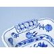 Pierced rectangular dish 19 cm, Original Blue Onion Pattern