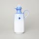 Vinegar cruet 0,5 l, Thun 1794 Carlsbad porcelain, BLUE CHERRY