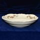 Bowl deep 25 cm, Thun 1794 Carlsbad porcelain, BERNADOTTE ivory + flowers