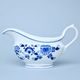 Sauceboat oval with handle 300 ml, Original Blue Onion Pattern