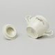 Sugar bowl 0,22 l, Thun 1794 Carlsbad porcelain, BERNADOTTE ivory + flowers