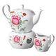 Podšálek 160 mm univerzální, Amina růže Východního Fríska, porcelán Tettau