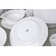 Dining set for 6 persons, Thun 1794 Carlsbad porcelain, Natalie white