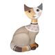 Cat Stella 33 / 22 / 50cm, biscuit china, Cats Goebel R. Wachtmeister