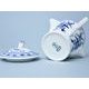 Sauceboat round 350 ml with handles and a lid, Original Blue Onion Pattern