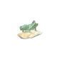 Grasshopper - small figurine 4 x 2 x 2 cm, Porzellanmanufaktur Scheibe-Alsbach
