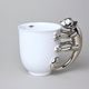 Mug ZOO Chameleon 400 ml, PLATINUM, 12 cm, Goldfinger porcelain