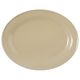 Beat sand-beige: Plate oval 35 x 28 cm, Seltmann porcelain