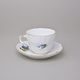 Cup and saucer A plus A 0,08 l / 11 cm for mocca (mini coffee), Harmonie, Cesky porcelan a.s.