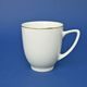Mug 360 ml, Lea Ivory + Gold, Thun 1974, Carlsbad porcelain