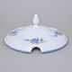 Lid for 2,5 l soup tureen, Thun 1794 Carlsbad porcelain, BERNADOTTE Forget-me-not-flower