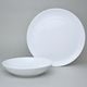 Talířová souprava 12 ks, mělké 27,5 cm + hluboké 21 cm, Amina bílá, porcelán Seltmann