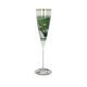 Champagne glass R. Wachtmeister - Una passeggiata nel verde, 7,5 / 7,5 / 27,5 cm, Glass, Cats Goebel