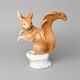 Veverka 24 cm, Luxor, Porcelánové figurky Duchcov
