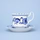 Blue Onion: Cup 0,2 l and saucer 15 cm Monika, Leander 1907