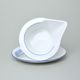 Sauce boat 400 ml plus undersaucer, Thun 1794 Carlsbad porcelain, TOM blue