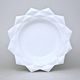 Plate Deep 24,5 cm, Diamond white, Goldfinger Porcelain