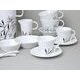 Bohemia black: Kávová sada pro 6 osob, design Jiří Pelcl, černý cibulák, Český porcelán a.s.