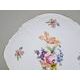 Cake plate 27 cm, Thun 1794 Carlsbad porcelain, BERNADOTTE Meissen Rose