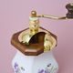 Coffee mill Aneta 16 cm, Violet, Cesky porcelan a.s.