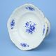 Bowl 25 cm footed, Thun 1794 Carlsbad porcelain, BERNADOTTE blue rose