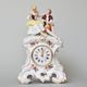 Clock Romance 20 x 9,5 x 29 cm, Saxe, Porcelain Clocks Royal Dux Bohemia