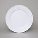 Plate flat 24 cm, Thun 1794 Carlsbad porcelain, Natalie white