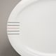 Top Life 34500: Plate dining oval 29 cm, Seltmann porcelain