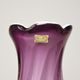 Egermann: Vase Opal Amethyst, 26 cm, Crystal Vases Egermann