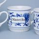 Mug Leo 300 ml with inscription on request, Original Blue Onion Pattern