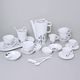 Bohemia black: Kávová sada pro 6 osob, design Jiří Pelcl, černý cibulák, Český porcelán a.s.