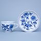 Cup and saucer A/2 + B, 170 ml / 14 cm, Original Blue Onion Pattern