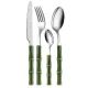 24 pcs. cutlery set, Posata BAMBOO 14407 green, NEVA