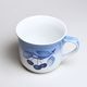 Mug warmer 0,6 l, Thun 1794 Carlsbad porcelain, BLUE CHERRY