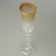 Astra Gold: Champagne flute 180 ml Adagio, 1 pcs. Rio Golden crystal decor
