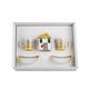 Set 2 CoffeeE Cups – Sugar Bowl Le Casette Yellow, porcelain, EGAN