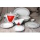 Dining set for 6 persons, Thun 1794 Carlsbad porcelain, SYLVIE 80411