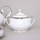 Tea set for 6 pers., HC002 platinum strip Simona, Elizabeth