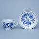 Cup and saucer A/2 + A/1, 170 ml and 13 cm for coffee, Original Blue Onion Pattern