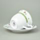 Cup 200 ml + saucer 155 mm, Thun 1794 Carlsbad porcelain, MENUET 80289