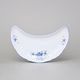 Bone dish 22 cm, Thun 1794 Carlsbad porcelain, BERNADOTTE Forget-me-not-flower